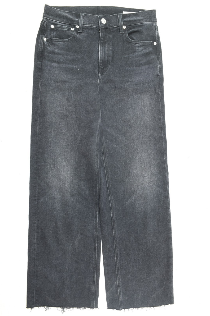 AYR The Secret Sauce Jeans Womens 27L Black Comfort Stretch Wide Legged